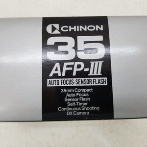 Chinon Autofocus 35AFP-III  35mm Film Camera  Sensor Flash